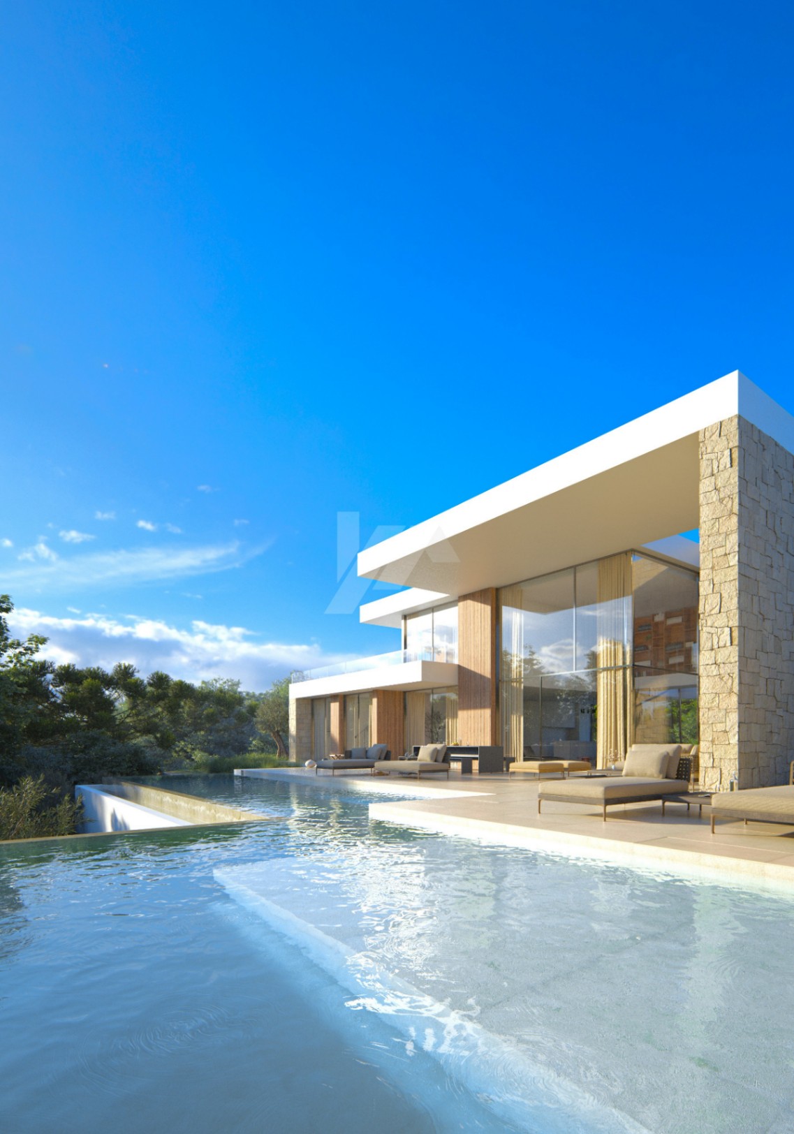 Luxe villa met zeezicht te koop in Moraira, Costa Blanca.