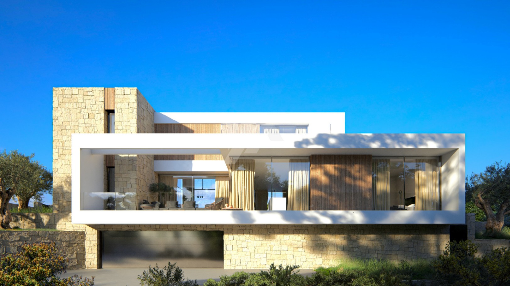 Luxe villa met zeezicht te koop in Moraira, Costa Blanca.