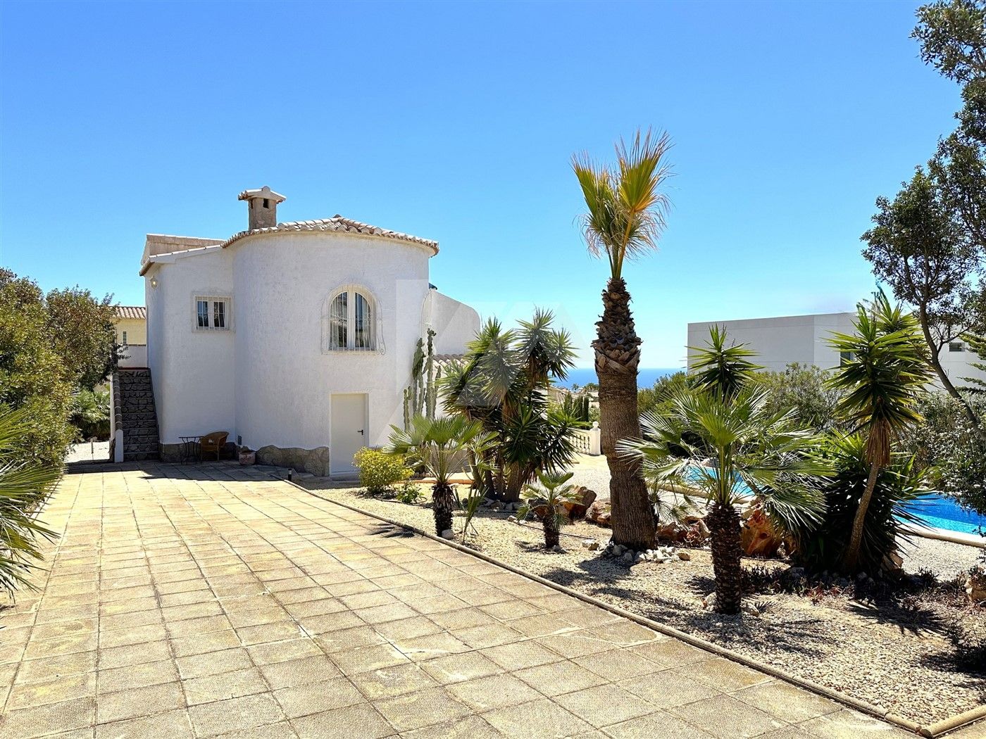 Villa met zeezicht in Cumbre del Sol, Benitachell, Costa Blanca.