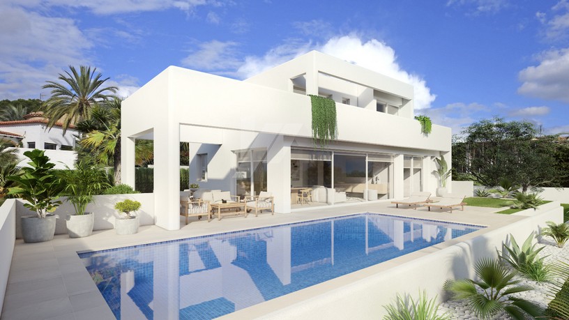 Prachtige luxe villa, met prachtig uitzicht op zee en de Peñon d'Ifach, Costa Blanca.